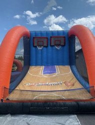 Double player Inflatable basketball