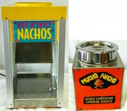 Nacho machine w/ cheese warmer
